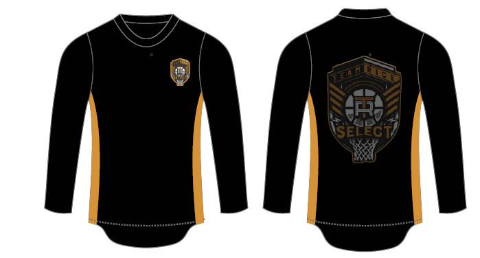 Team Rice Long Sleeve Warmup Tees